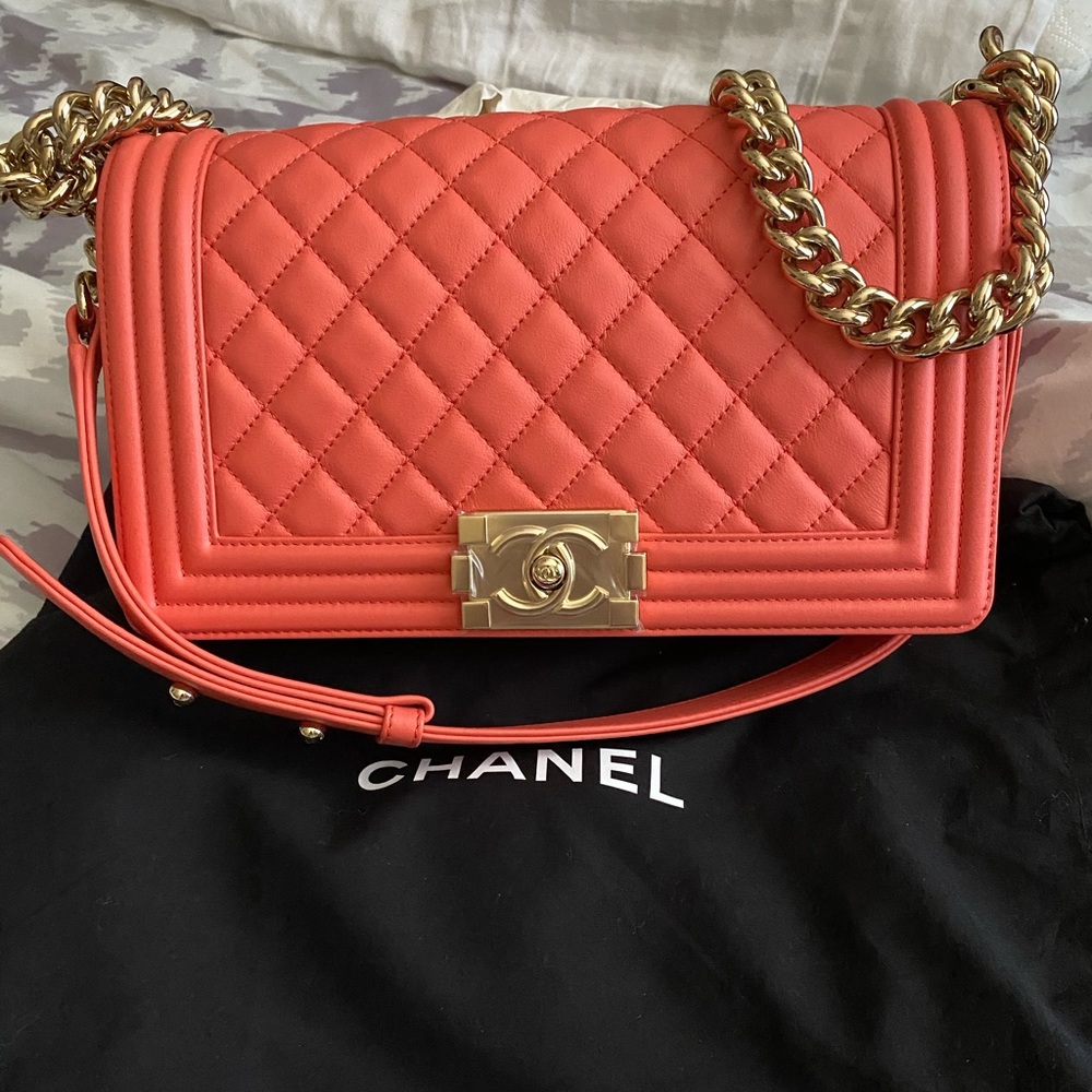 SOLD!! Authentic Medium Boy Chanel Bag